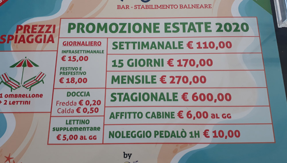 Il Tirreno - Bar Stabilimento balneare